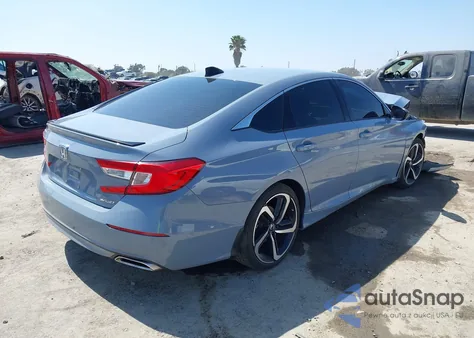 2022 Honda Accord Sport из США, поврежденный, VIN 1HGCV1F39NA046970